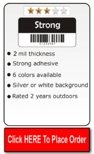 strong asset tags order button