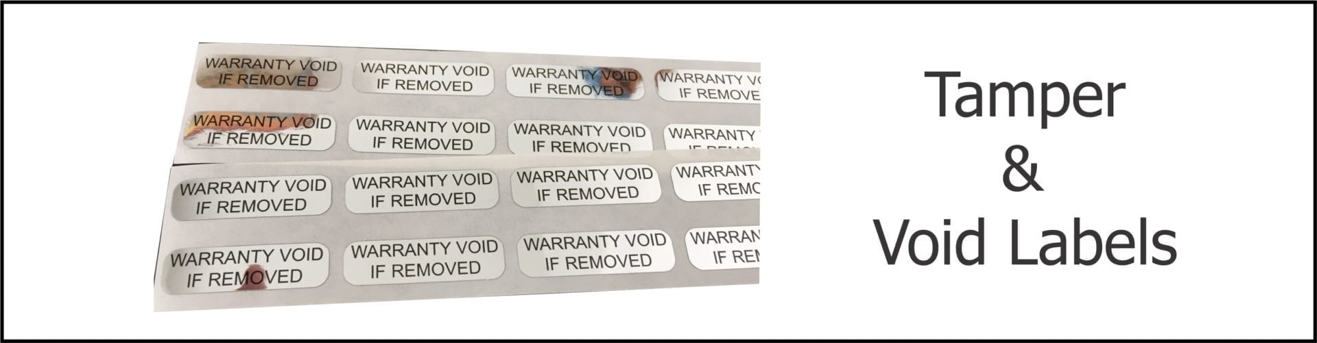 tamper and void labels | Strong Asset Tags
