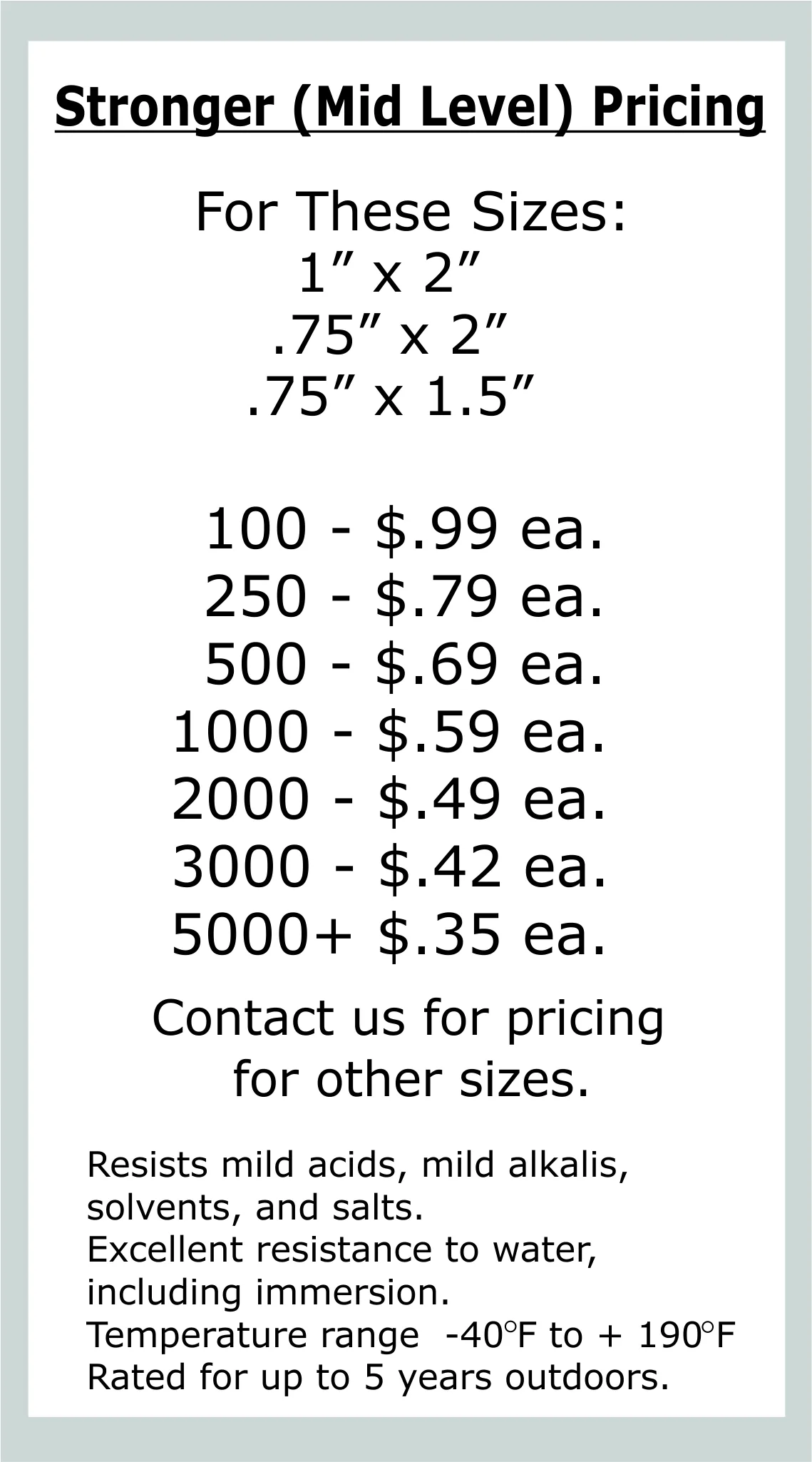 Stronger tier computer asset tags