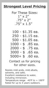 asset tag labels