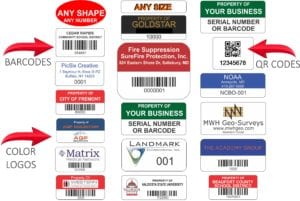 HEAVY DUTY STICKERS FOR EQUIPMENT SAMPLE TAGS