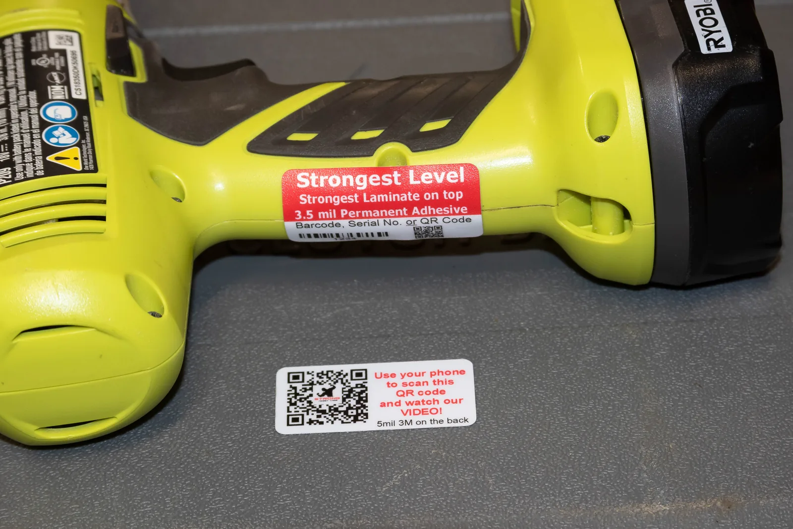 Tool Tracking Labels