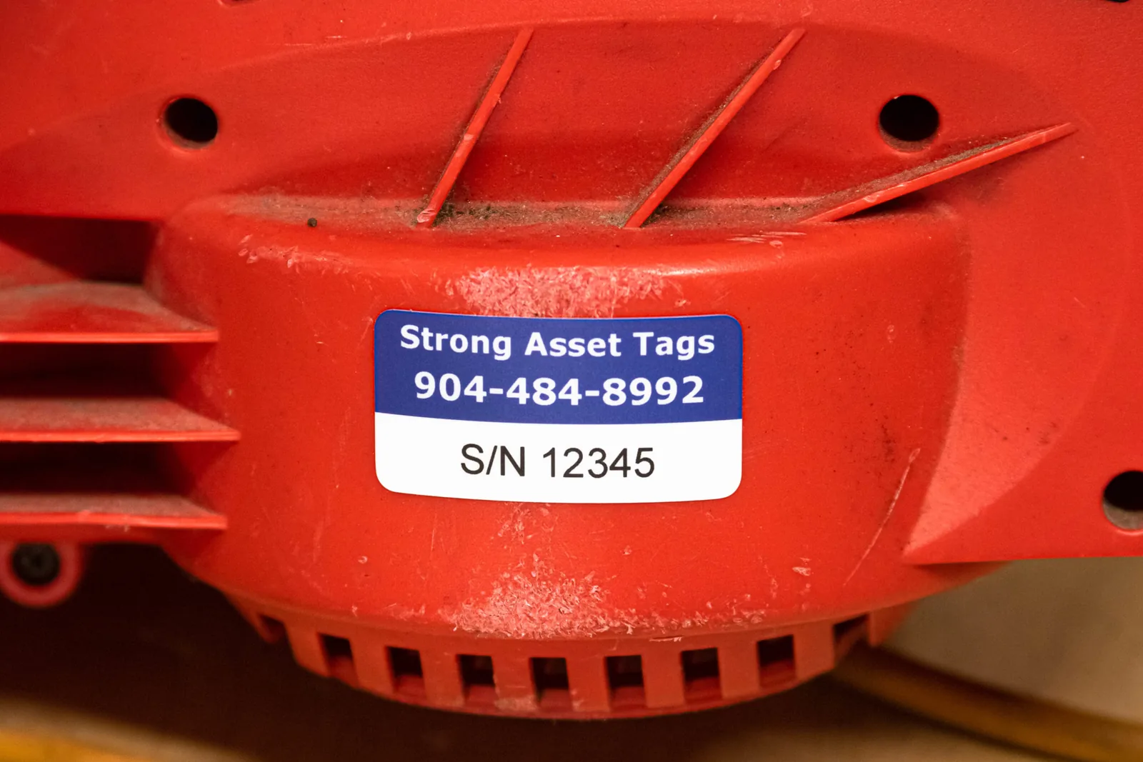 Equipment Labels for Identification