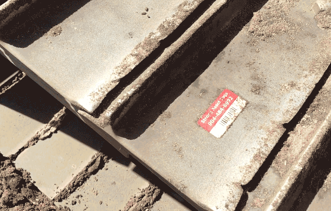 Strongest Level tag surviving 8 hours under a bulldozer tread